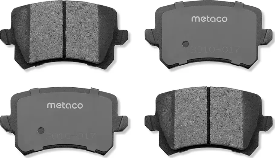 Колодки тормозные VW PASSAT/TIGUAN 05- задн. (Metaco). Артикул 3010017
