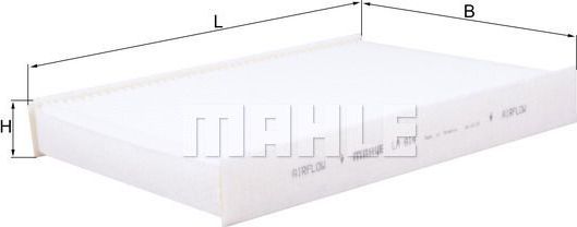 Салонный фильтр Mahle. Артикул LA 814