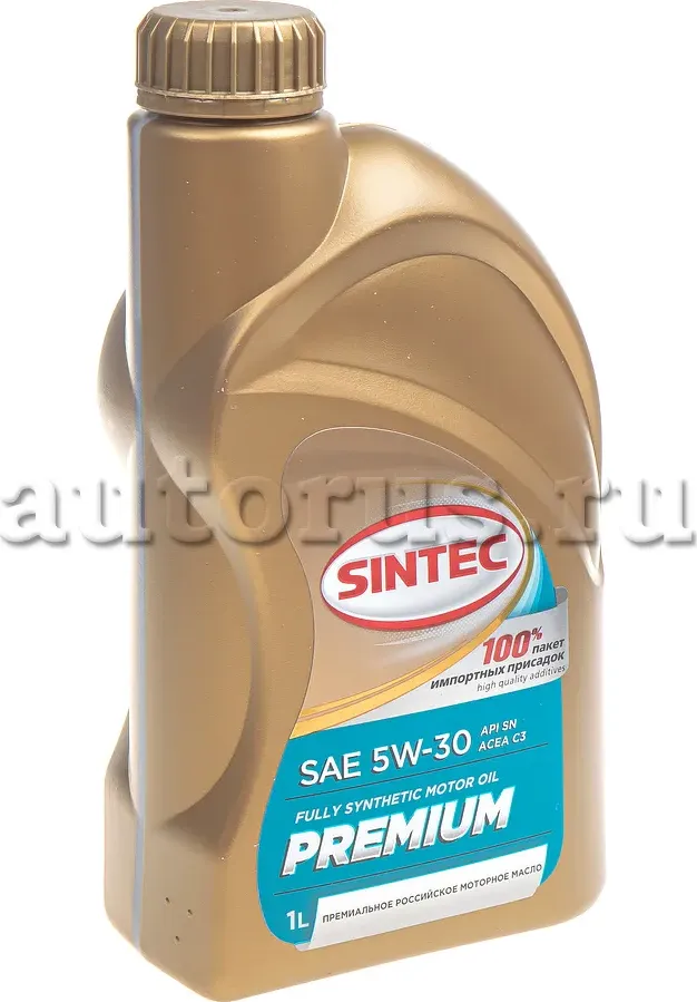 SINTEC PREMIUM SAE 5W-30 API SN, ACEA C3 1л Sintec. Артикул 900375