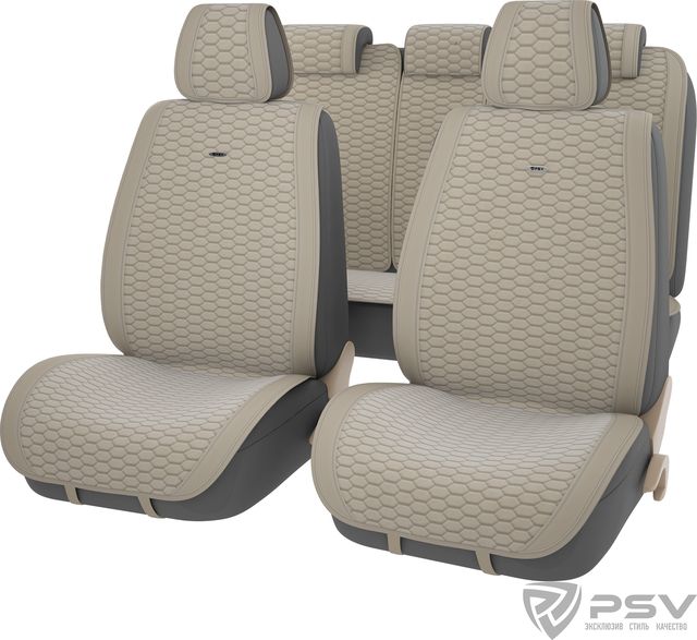 Накидки универсальные PSV Hornet на сидения, цвет Бежевый. Артикул 132559