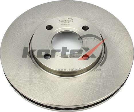 Диск торм. пер.вент.[278x25] 4 отв. (Kortex). Артикул KD0576