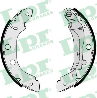 Тормозные колодки LPR задние для Fiat Doblo II 2016-2026. Артикул 07340
