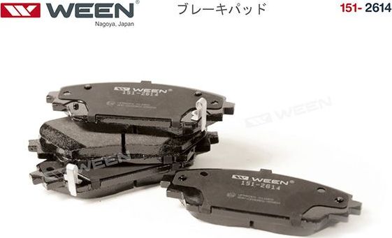 Тормозные колодки WEEN. Артикул 151-2614