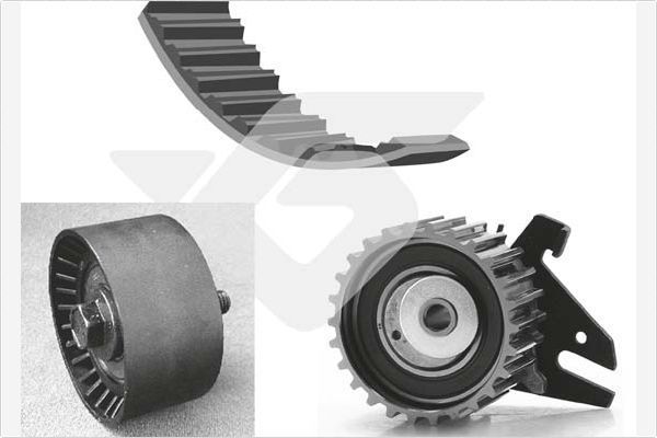 Ремень ГРМ с роликами (комплект) Hutchinson. Артикул KH 399