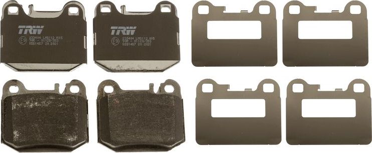 Тормозные колодки TRW COTEC. Артикул GDB1457