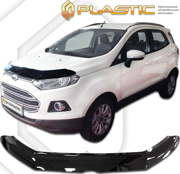Дефлектор СА Пластик для капота (Classic черный) Ford EcoSport II 2014–2017. Артикул 2010010110338