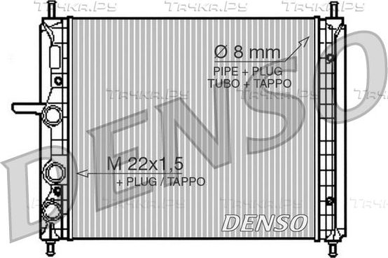 Радиатор охлаждения двигателя Denso (алюминий). Артикул DRM09150