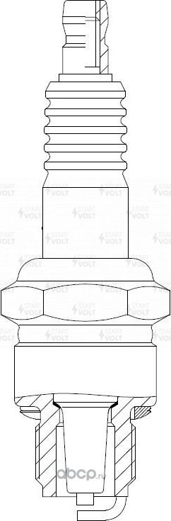 Свеча зажигания StartVOLT для Trabant P 601 1966-1990. Артикул VSP 3570