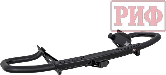 Бампер силовой РИФ задний c квадратом под фаркоп для Mitsubishi L200 V 2015-2019. Артикул RIFPJR-21170