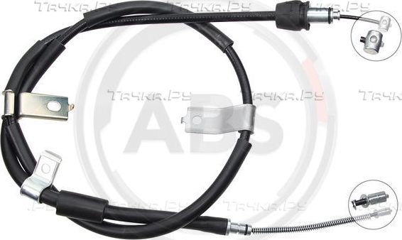 Трос ручника (тросик ручного тормоза) ABS. Артикул K13996