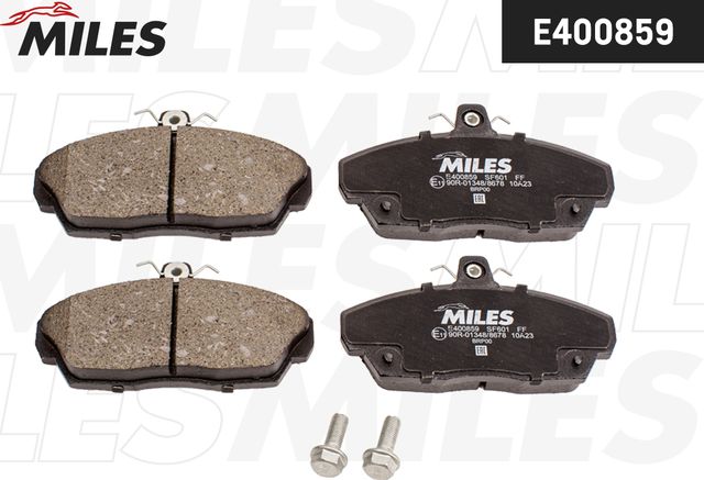 Тормозные колодки Miles передние для ГАЗ ГАЗель 1993-2001. Артикул E400859