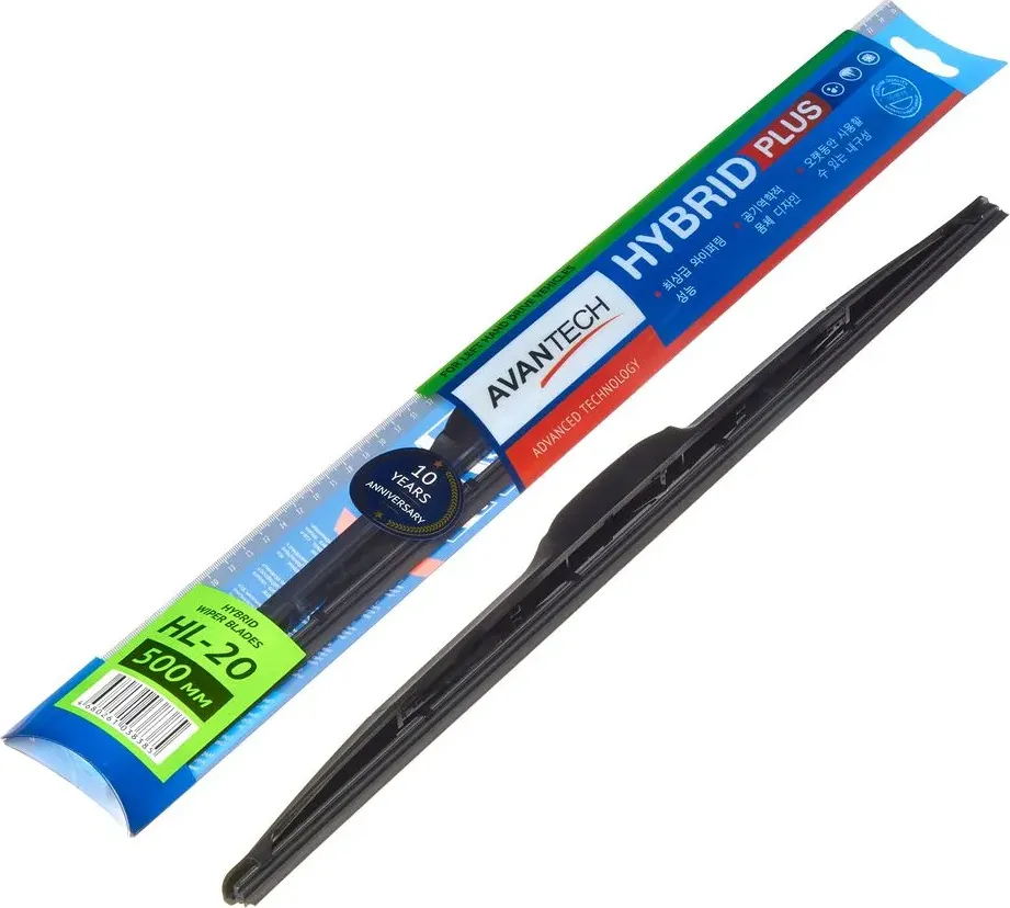 ЩЕТКА СТЕКЛООЧИСТИТЕЛЯ ГИБРИДНАЯ НА ЛЕВЫЙ РУЛЬ AVANTECH HYBRID 500ММ (HL-20) ( 2 Avantech. Артикул HL20