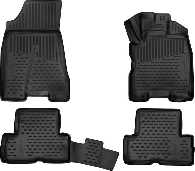 Коврики Element 3D для салона Nissan X-Trail T31 правый руль 2007-2014. Артикул ELEMENT3D3669210