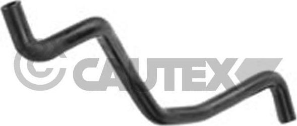 Патрубок радиатора (системы охлаждения) Cautex. Артикул 026520