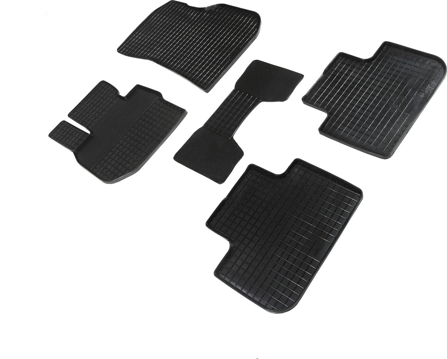 Коврики резиновые Seintex с узором сетка для салона BMW X3 G01 2017-2026. Артикул 88706