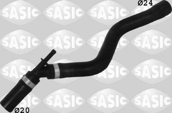 Патрубок радиатора (системы охлаждения) Sasic для Volkswagen Golf IV 1997-2004. Артикул 3406063