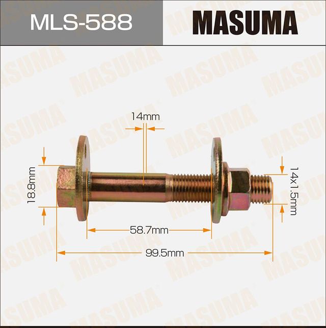 Болт развальный Masuma. Артикул MLS-588