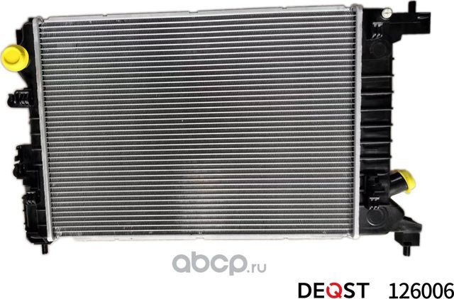 Радиатор системы охлаждения Chevrolet Cobalt (13-) MT (Deqst). Артикул 126006