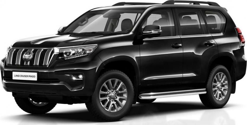 Защита порогов PT Group окантовка d51 (НПС) для Toyota Land Cruiser Prado 150 рестайлинг 2013-2017. Артикул TPR220301