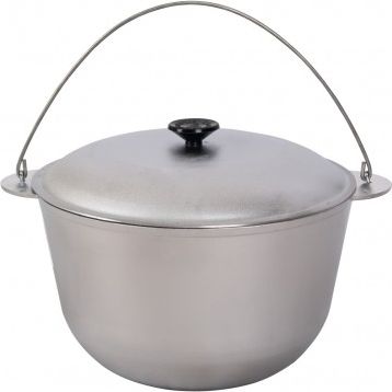 Казан походный Тонар с крышкой, 8 л, силумин, диаметр 28 см.. Артикул БКД08