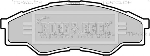 Тормозные колодки Borg & Beck. Артикул BBP2032
