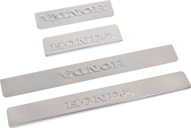 Накладки Ладья на внутренние пороги (штамп) для Honda Civic VIII 5-дв. 2006-2011. Артикул 014.65.151