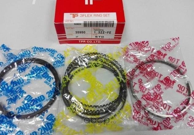 Кольца поршненые комплект на двигатель 1 3 4ZZ (TP). Артикул 35950STD