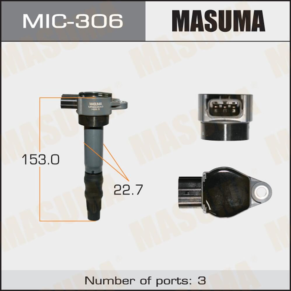Катушка зажигания Masuma. Артикул MIC-306