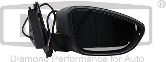 Зеркало боковое DPA правое для Volkswagen Jetta VI 2011-2019. Артикул 88571783602