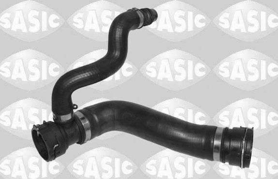 Патрубок радиатора (системы охлаждения) Sasic правый верхний для BMW 6 II (E63/E64) 2004-2010. Артикул 3406488