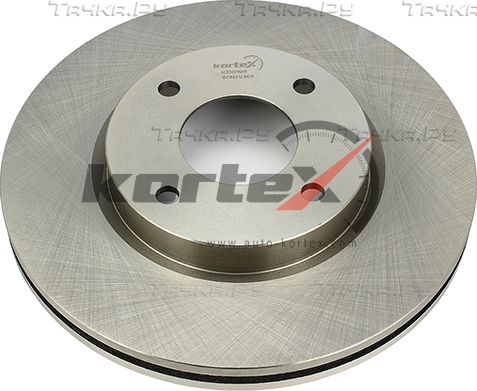 Диск тормозной передний ТИИДА KD0196 (Kortex). Артикул KD0196