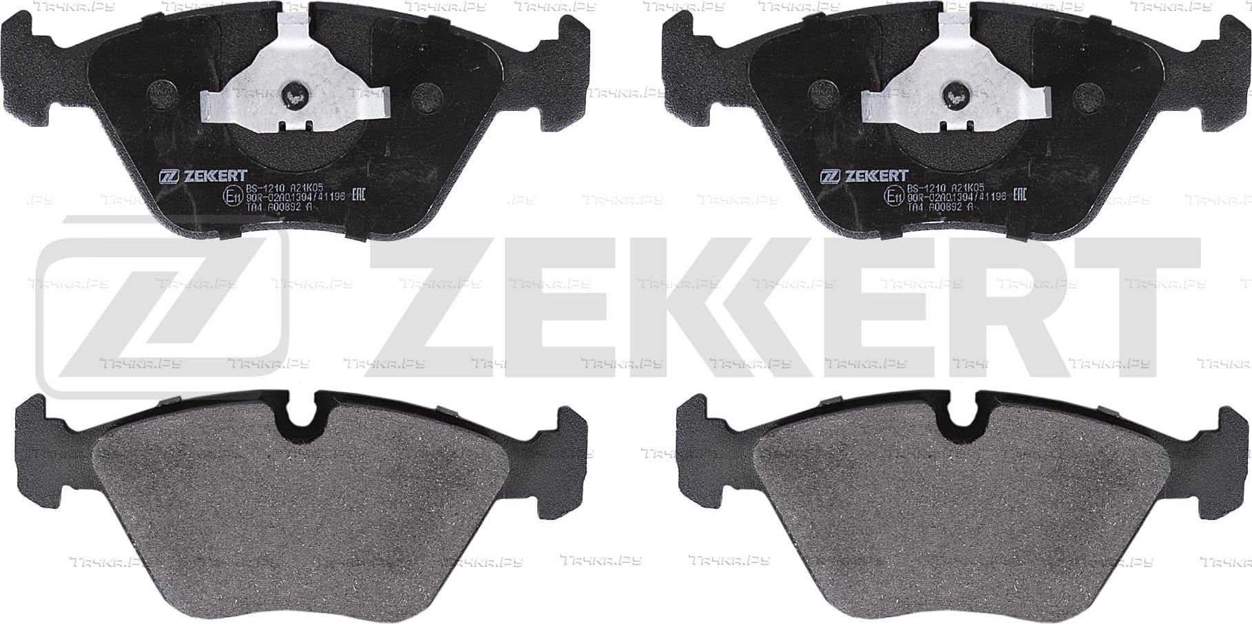 Тормозные колодки Zekkert передние для BMW Z4 I (E85/E86) 2006-2008. Артикул BS-1210