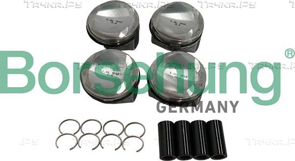 Поршневые кольца (в сборе) Borsehung для SEAT Exeo 2010-2013. Артикул B19151