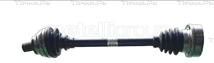 Полуось (привод в сборе, приводной вал) Metelli. Артикул 17-0763