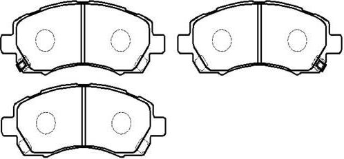 Тормозные колодки HSB. Артикул HP5045
