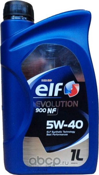 Масло ELF 5W40 (1L) Evolution NF 900 194875. Артикул 194875
