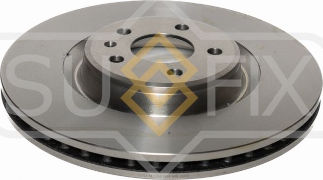 Диск тормозной передний правый/левый 345*30мм AUDI A4 B8 (8K2) 2007-2015 (Sufix). Артикул FX1268