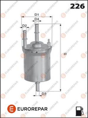 Топливный фильтр Eurorepar для Audi A1 I (8X) 2010-2018. Артикул E145079