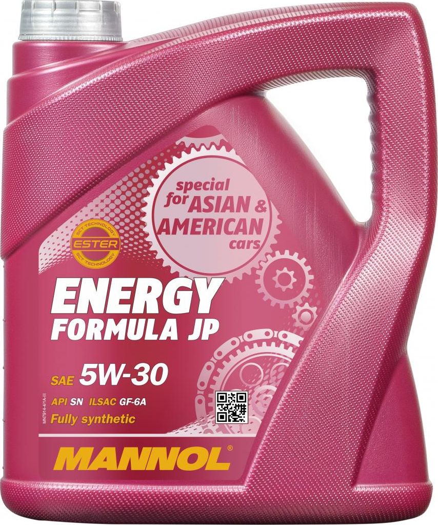 Масло моторное ENERGY FORMULA JP 5w30 (4л) (Mannol). Артикул 1060