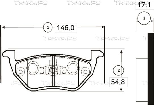 Тормозные колодки CTR. Артикул GK0206