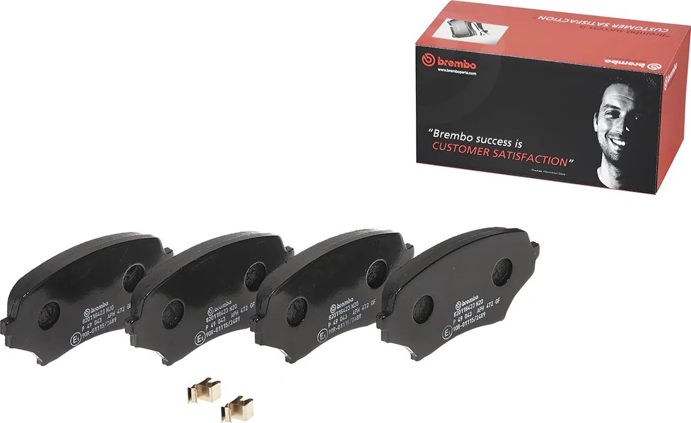 Тормозные колодки Brembo PRIME LINE. Артикул P 49 043