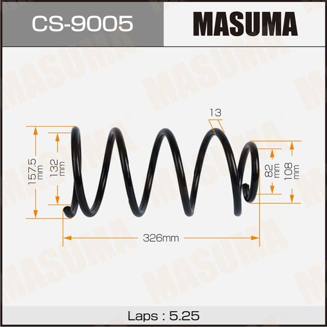 Пружина подвески MASUMA. Артикул CS9005