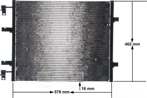 Радиатор кондиционера (конденсатор) Mahle Behr. Артикул AC 708 000S