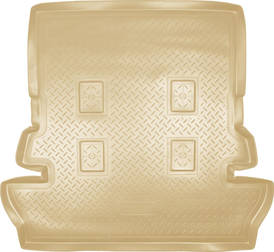 Коврик Норпласт для багажника Toyota Land Cruiser 200 7 мест 2007-2021 БЕЖЕВЫЙ. Артикул NPL-P-88-50-B
