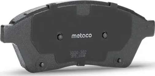 Колодки тормозные передние к-кт (Metaco). Артикул 3000362