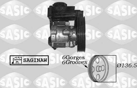 Насос ГУР Sasic для Peugeot 206 1998-2012. Артикул 7070023