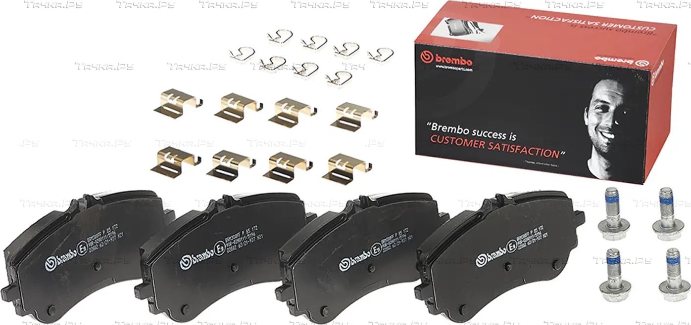 Тормозные колодки Brembo PRIME LINE задние для MAN TGE 2016-2026. Артикул P 85 172