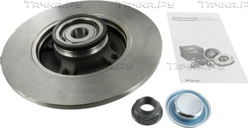 Диск тормозной с интегрированным подшипником SKF задний для Citroen C4 I 2006-2011. Артикул VKBD 1011