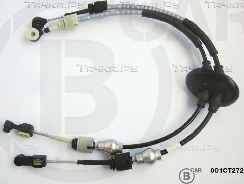 Трос переключения передач КПП B CAR для Peugeot Partner Tepee 2013-2017. Артикул 001CT272