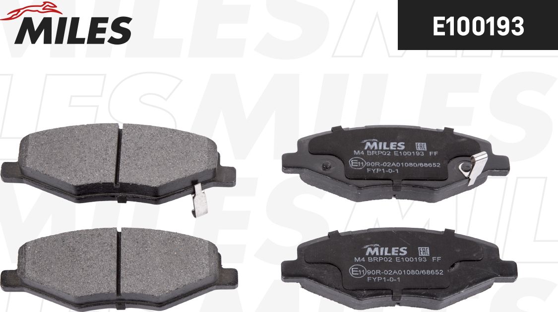 Тормозные колодки Miles. Артикул E100193